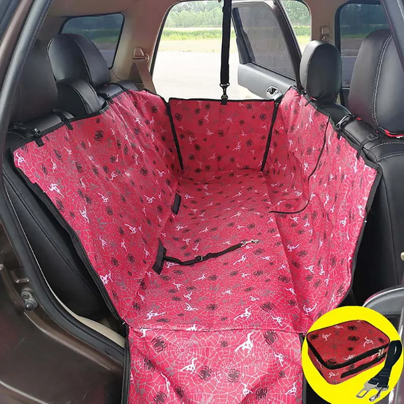 Waterproof Dog Car Seat Mat Cover Bite Resistant Thick Car Rear Back Trunk Cushion Protector Seat Cover Pad Blanket - Цвет: 9