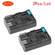 JHTC 2Pcs/lot 2000Mah BP-511 BP511A Digital Camera Battery For Canon EOS 40D 300D 5D 20D 30D 50D 10D D60 G6 Batteries