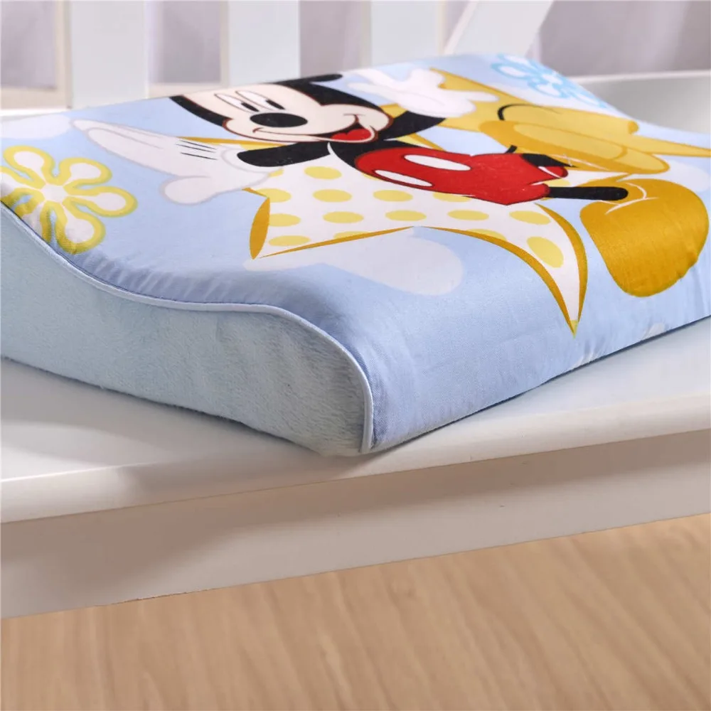 Синяя звезда, подушка с Микки Маусом, 40x25 см, домашний декор, детская кроватка, кровать, постельные принадлежности для дома, медленный отскок, пена для сна