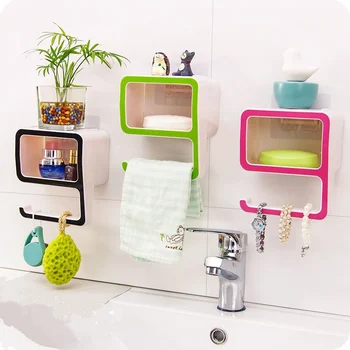 

New Arrival,High quality Digital 9 Plastic Soap Rack bedroom / living room storage shelf Bathroom Storage Box,Free shipping.
