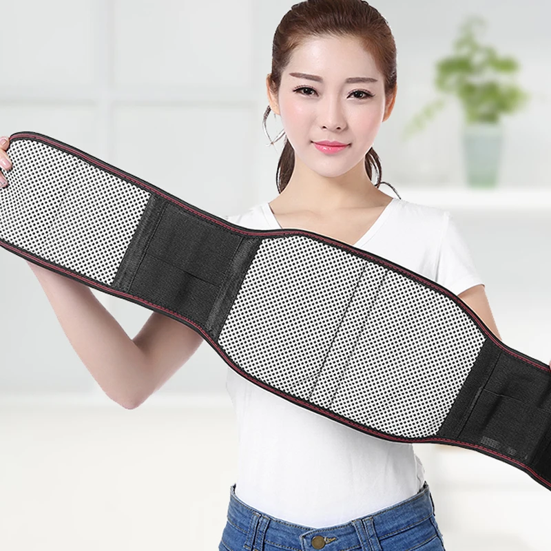Unisex Tourmaline Therapy Waist Brace Self heating Lumbar Support Waist