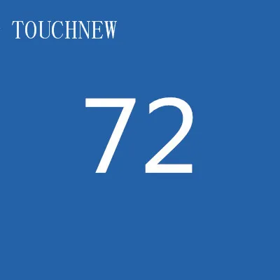 TOUCHNEW, 168 цветов, одиночные художественные маркеры, кисть, эскиз, на спиртовой основе, маркеры, двойная головка, манга, ручки для рисования, товары для рукоделия - Цвет: 72