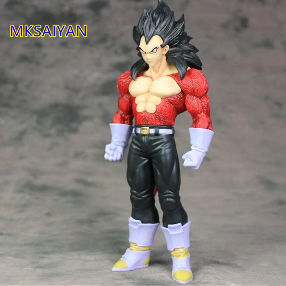 Аниме Dragon Ball Z Супер Saiyan 4 Вегета фигурку ПВХ DBZ фигурка игрушечные лошадки Коллекционная модель куклы 27 см XM
