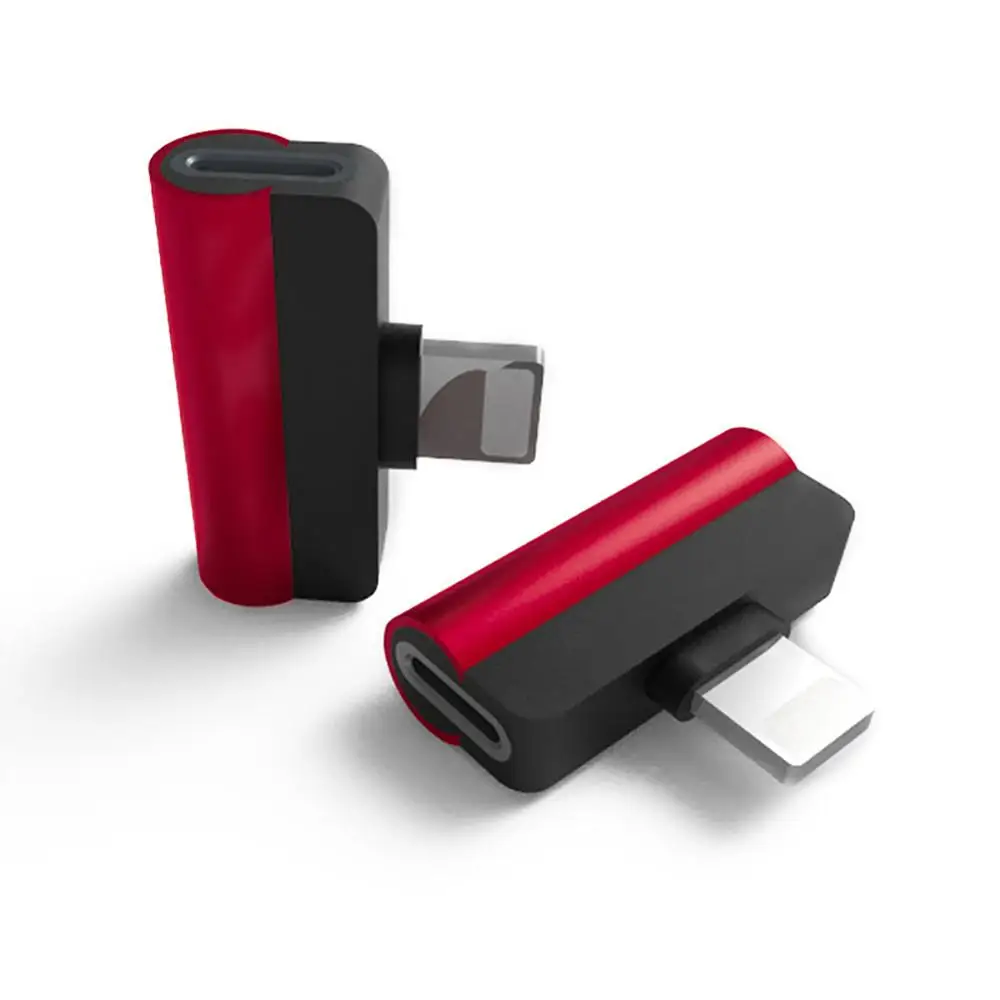

Headphone adapter i7/X audio adapter charging listening song call two-in-one multi-function adapter for apple