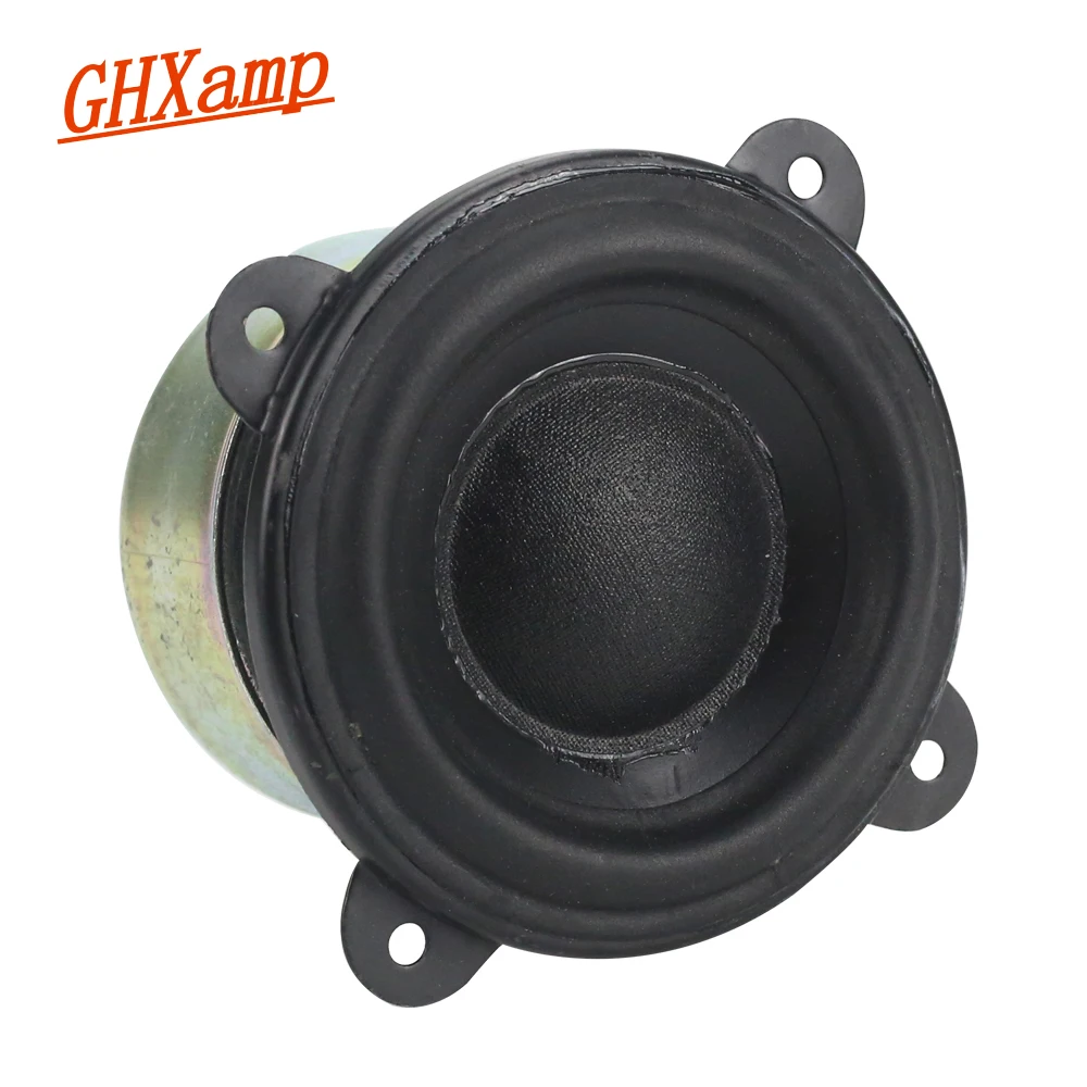 Лучший Ghxamp 1 шт. 3 дюймов 4OHM 20 Вт 45 Вт полный спектр Динамик НЧ динамик бас Mid твитер Автомобильная Динамик мягкая сторона Резиновые длинный ход звуко...