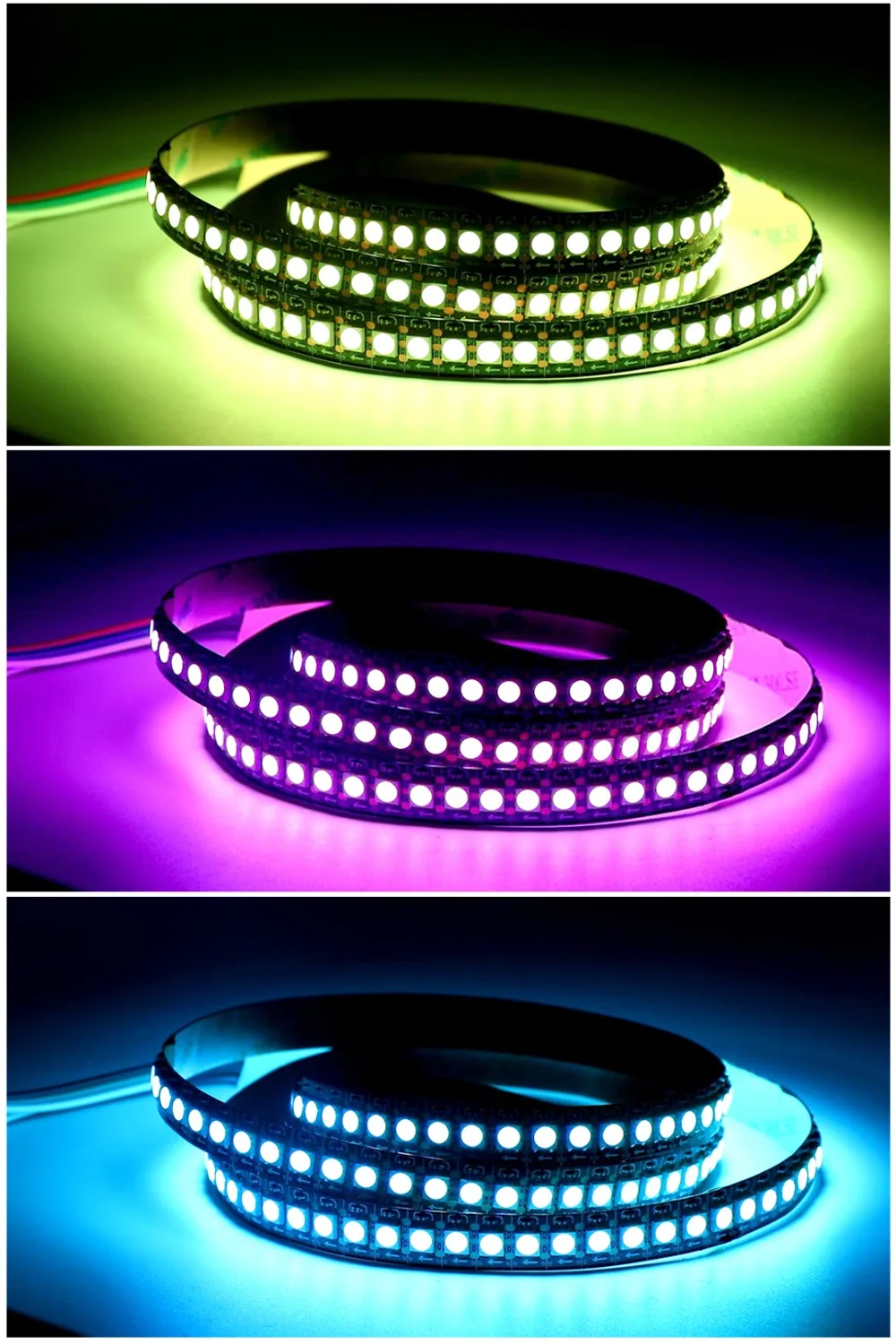 DC5V WS2812B LED Strip 1/2/3/4/5m 30/60/144 Pixels/Leds/m Smart Led Pixel Strip With Controller TV Background Wall Car Decor JQ