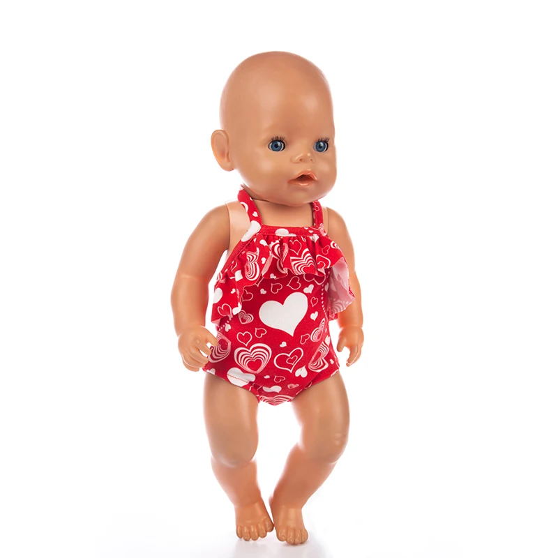 Новая одежда для купания, Одежда для куклы, подходит для 43 см, детская одежда, аксессуары для куклы реборн