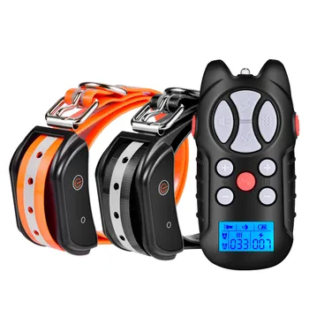 

1000M Dog Training Collar Electric Shock/Vibration/Sound Collar Remote Control Waterproof Rechargeable with LCD Display For Dogs