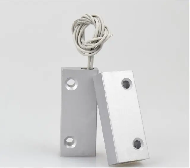 Metal Magnetic Door Sensor contact Switch for shutter door window gate GSM alarm access control system 4