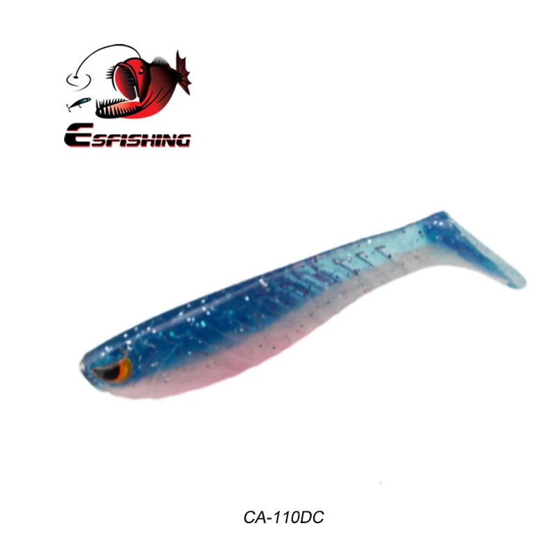 Esfishing новые рыболовные приманки мягкие силиконовые Enjoy Shad 50 мм Shad Приманка для карпа на рыбалку Iscas морской рыбы набор Iscas - Цвет: CA110DC