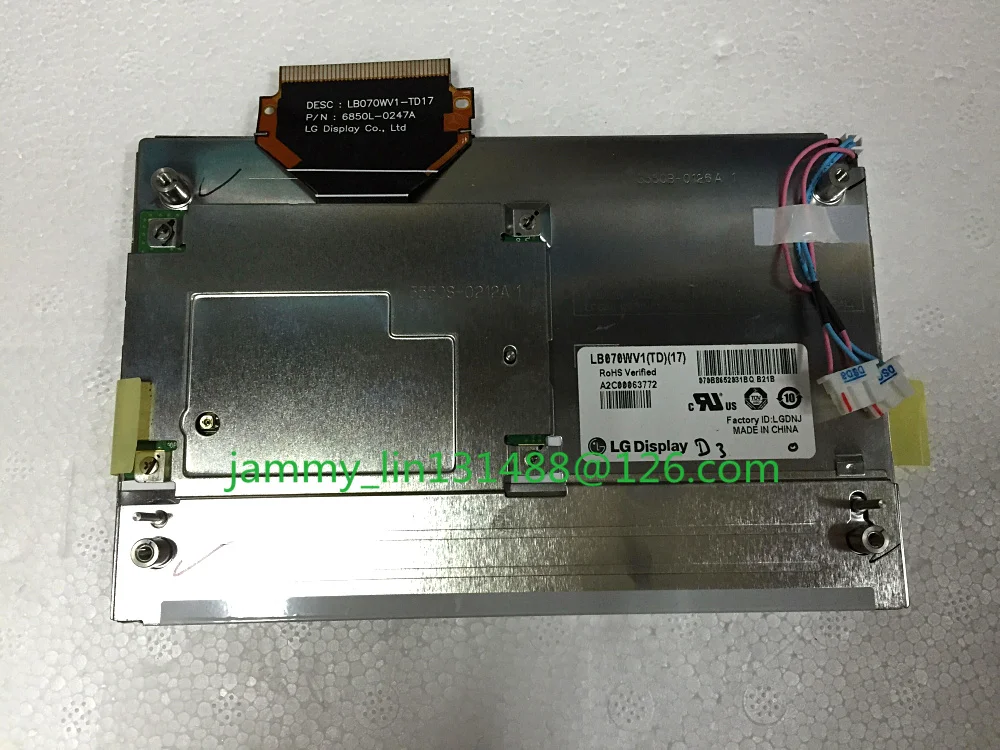 ЖК-дисплей LB070WV1 TD17 TD01 для Mercedes W204 GLK аудиосистема с бесплатной почтой 7 0 дюйма