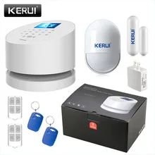 KERUI Беспроводная wi-fi сигнализация IOS andorid APP Wifi GSM PSTN телефонная линия RFID Безопасности wi-fi сигнализация с оригинальной коробка