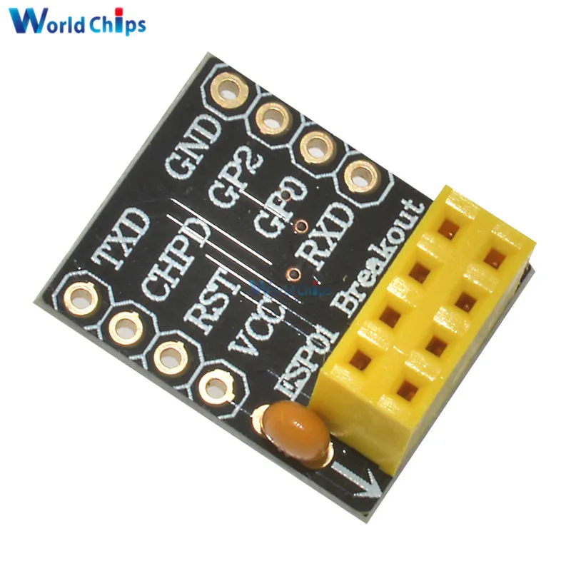 1 шт. для ESP 01 Esp8266 01S модель ESP8266 серийный макетный адаптер PCB Wifi трансивер сетевой