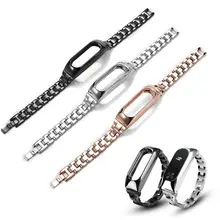 Замена запястье ремешок металлический безвинтовое нержавеющая сталь браслеты для Xiaomi Mi группа 2 высокое качество