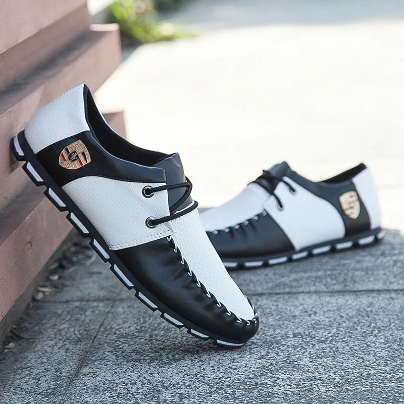 2017 New Brand Fashion Summer Soft Moccasins Men Loafers High Quality Genuine Leather Shoes Men Flats Gommino Driving Shoe2