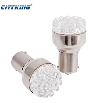 

2x 1156 LED BA15S P21W S25 19 led 6000K White light Brake Lights Reverse Lamp DRL Car Tail Bulb