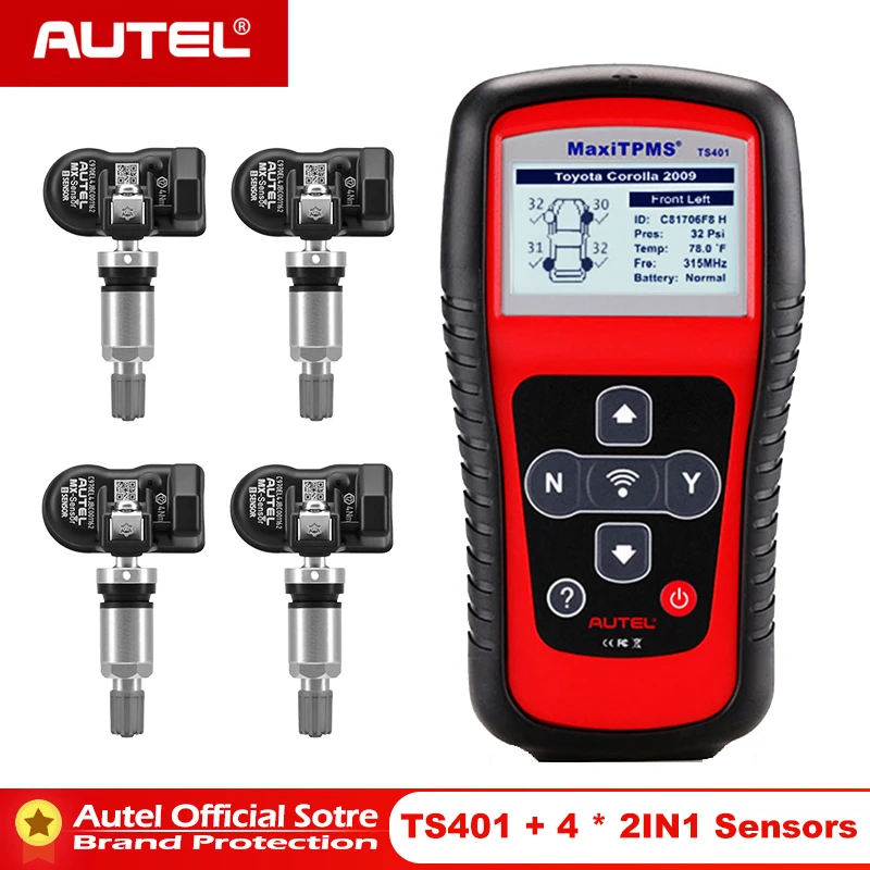 

Autel TPMS Tool MX-Sensor 433MHZ 315MHZ Car Tire Repair Tool Tyre Pressure Sensor Program by MaxiTPMS PAD TS401 TS601 MK808 TS