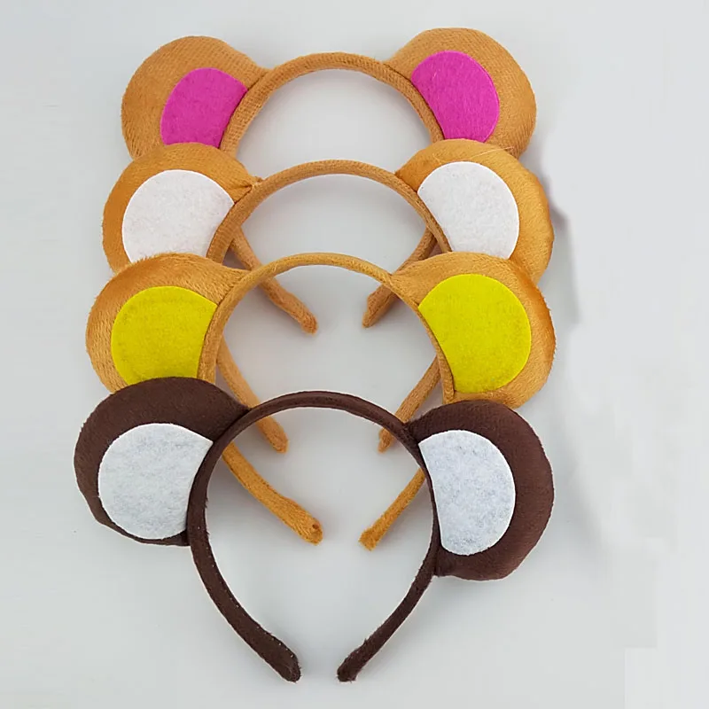 Animal Monkey Ears Headband Bow Tie Tail For Kids Cosplay Props Party Decor Halloween Christmas|monkey ears headband|ears headbandheadband bow |