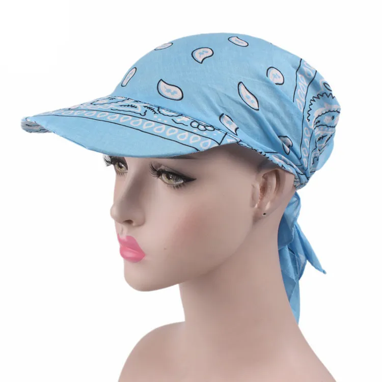 Головной платок шляпа с принтом для женщин и мужчин хлопковая летняя пляжная шляпа Кепка платок