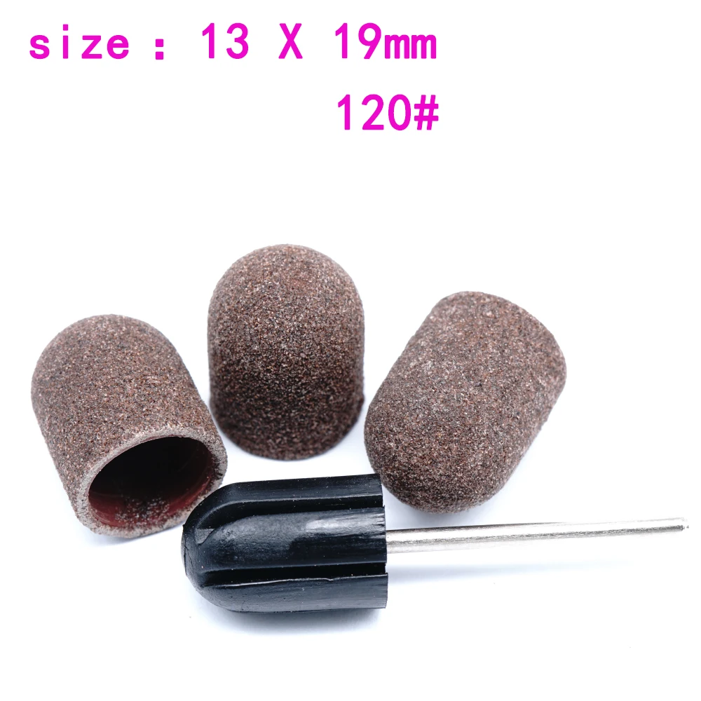 

electric nail drill Polishing Cap Milling cutter for manicure pedicure Apparatus nail Sand ring For foot polishing