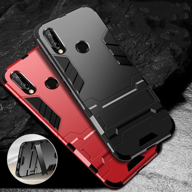 

Stand Back Cover For Huawei Honor 8X 8X MAX Case Armor Shockproof Hybrid Soft TPU Bumper Hard PC Case For Huawei Honor 8X Fundas