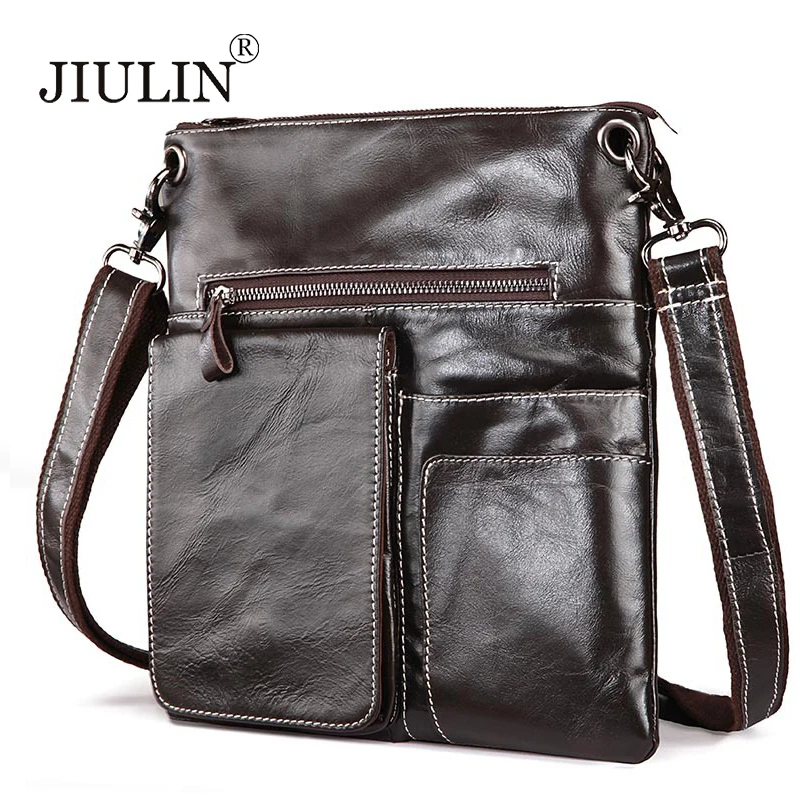 

New leather leather bag bag casual bag vertical section man Satchel