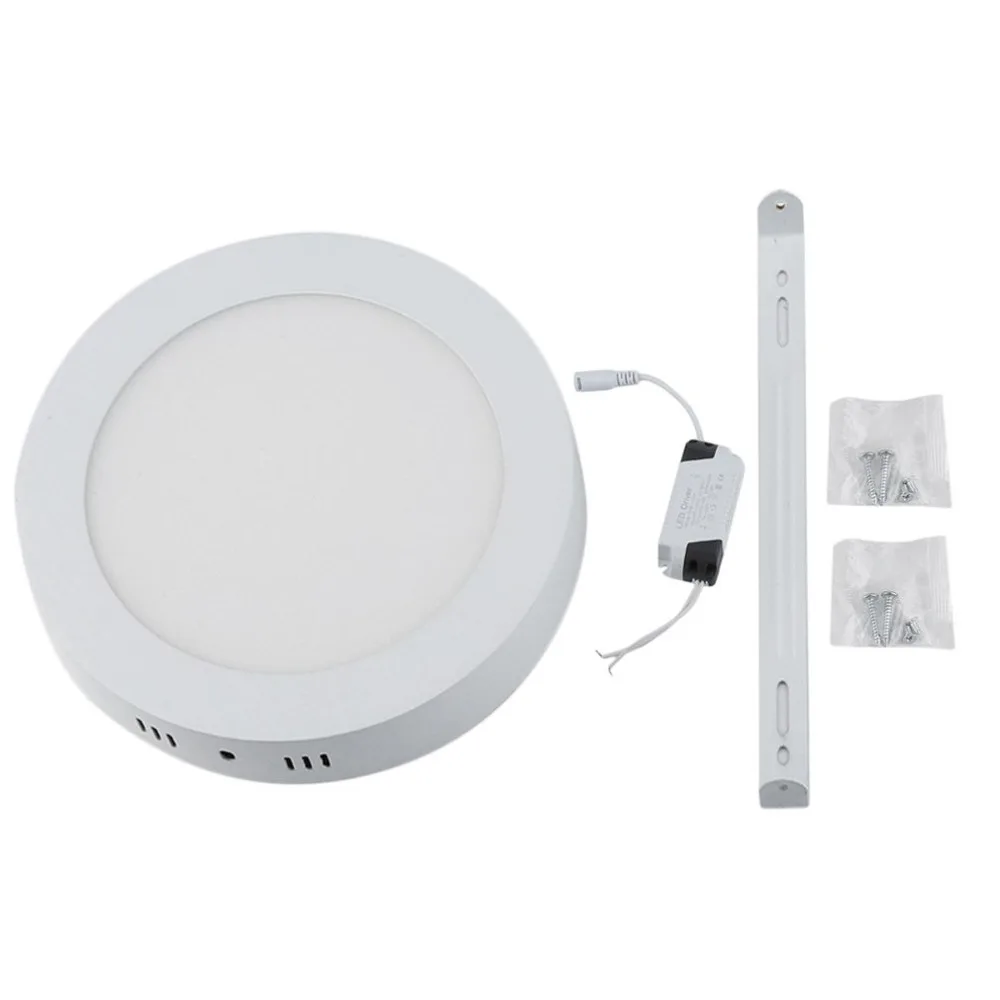 6/12/18/24W Embedded Round LED Panel Light Flush Mounted Ceiling Down ...