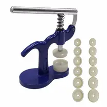 Новые часы назад ближе Часовщик пресс Набор ремонтный инструмент пластиковый корпус Хрустальные стеклянные часы Ремонт Инструменты Набор