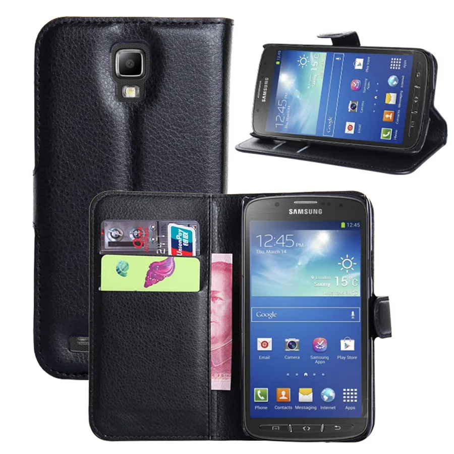Luxury Lychee Print PU Leather Case For Samsung GALAXY S4