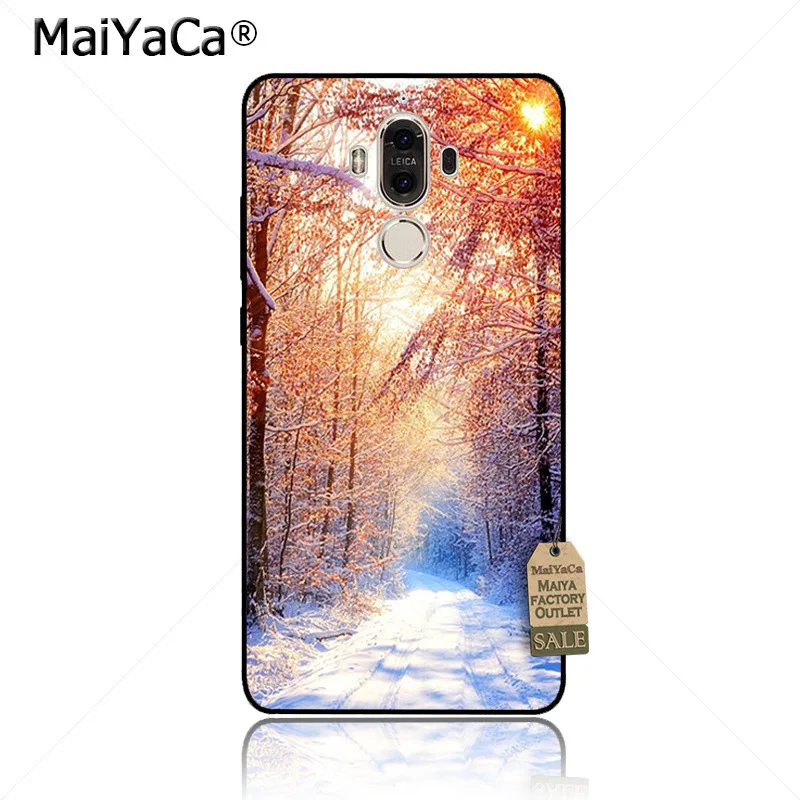 MaiYaCa Зимний Рождественский узор мягкие Аксессуары для телефона чехол Huawei mate9 mate10