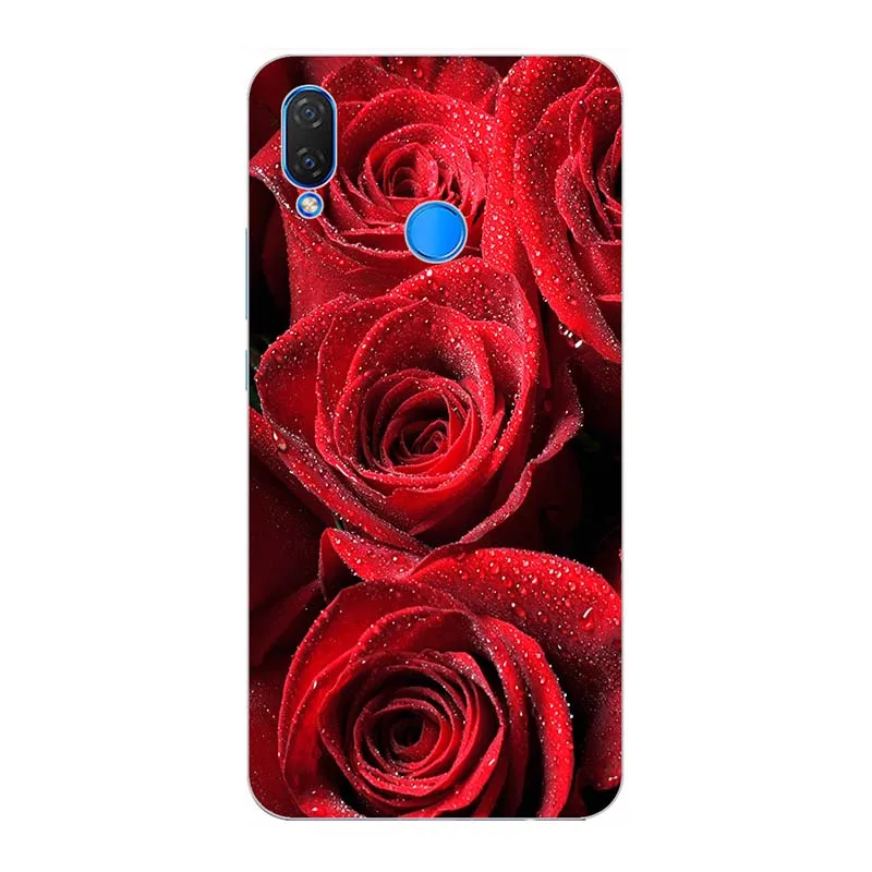Модный мягкий силиконовый чехол ТПУ для Tecno Camon 11 Pro Camon11 6," чехол с принтом задняя крышка чехол с рисунком розы Fundas Para