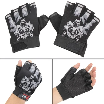 

DFGUS Men's Tactical Gloves Outdoor Sports Half Finger Anti-slip Gloves Fitness Weightlifting Gym Gloves Men's Tactical Mittens