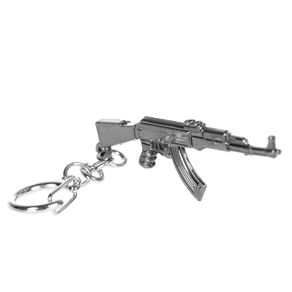 Mini Sniper Rifle Pistol AK47 Weapon Gun Model Metal Key Ring Keychain New 1pc Mini Sniper Rifle Pistol AK47 Weapon Gun Model Metal Key Ring Keychain New 1pc