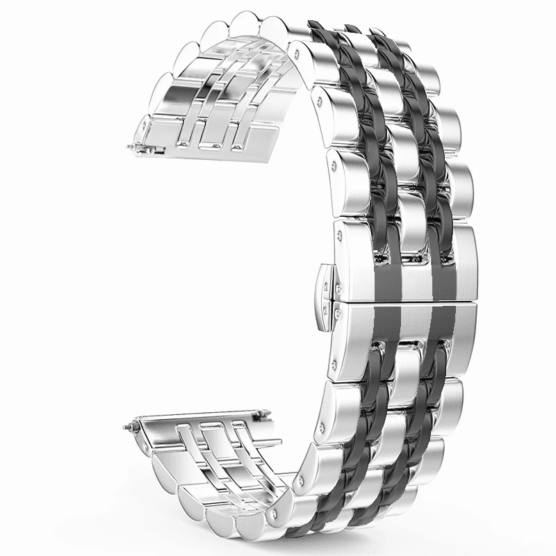 for-Samsung-Galaxy-Watch-42mm-46mm-Active-40mm-Band-Stainless-Steel-Wristband-Bracelet-20mm-22mm-for