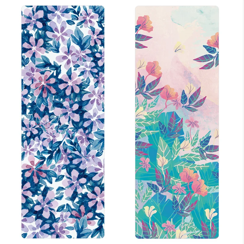 

Natural Rubber+Suede Eco-Friendly Professional Fitness Mat Yoga Mat Pilates Mat Yoga Mats 183cm*66cm*4mm