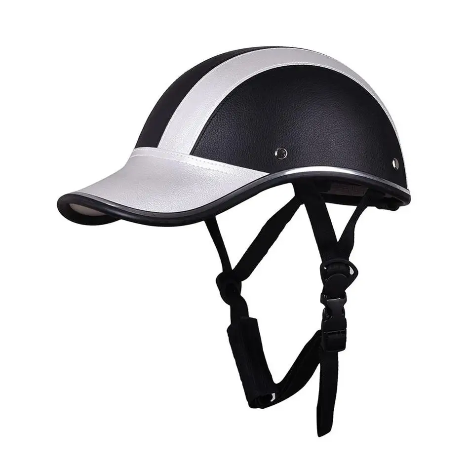Велик половина Уход за кожей лица шлем для Для женщин Для мужчин защитный Двигатель Цикл Велосипед Шлемы Бейсбол Кепки Двигатель велосипед шлем - Цвет: Silver