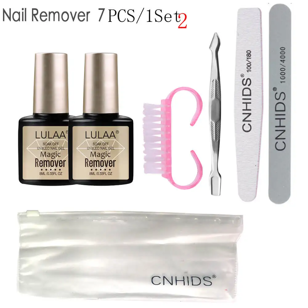 1Set8ML Гель-лак для ногтей Burst волшебный удалитель замочить от УФ Блестящий лак для ногтей Удалить праймер для ногтей Cleaner очиститель жидкость для снятия геля - Цвет: 2