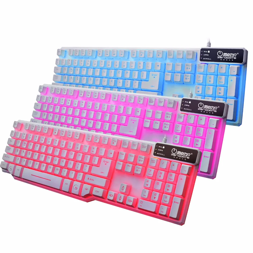 Mechanical Keyboard Gaming Wired Backlit Keyboard LED Backlight Keycap For Gamer Computer Laptop (8)