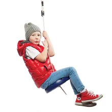 Kids Disc Swing Toy Outdoor Tree Hanging Disc Rope Swing Set Kids Round Rope Swings Garden Park Playground Playing Swingset Toy park swing garden swing amusement park equipment