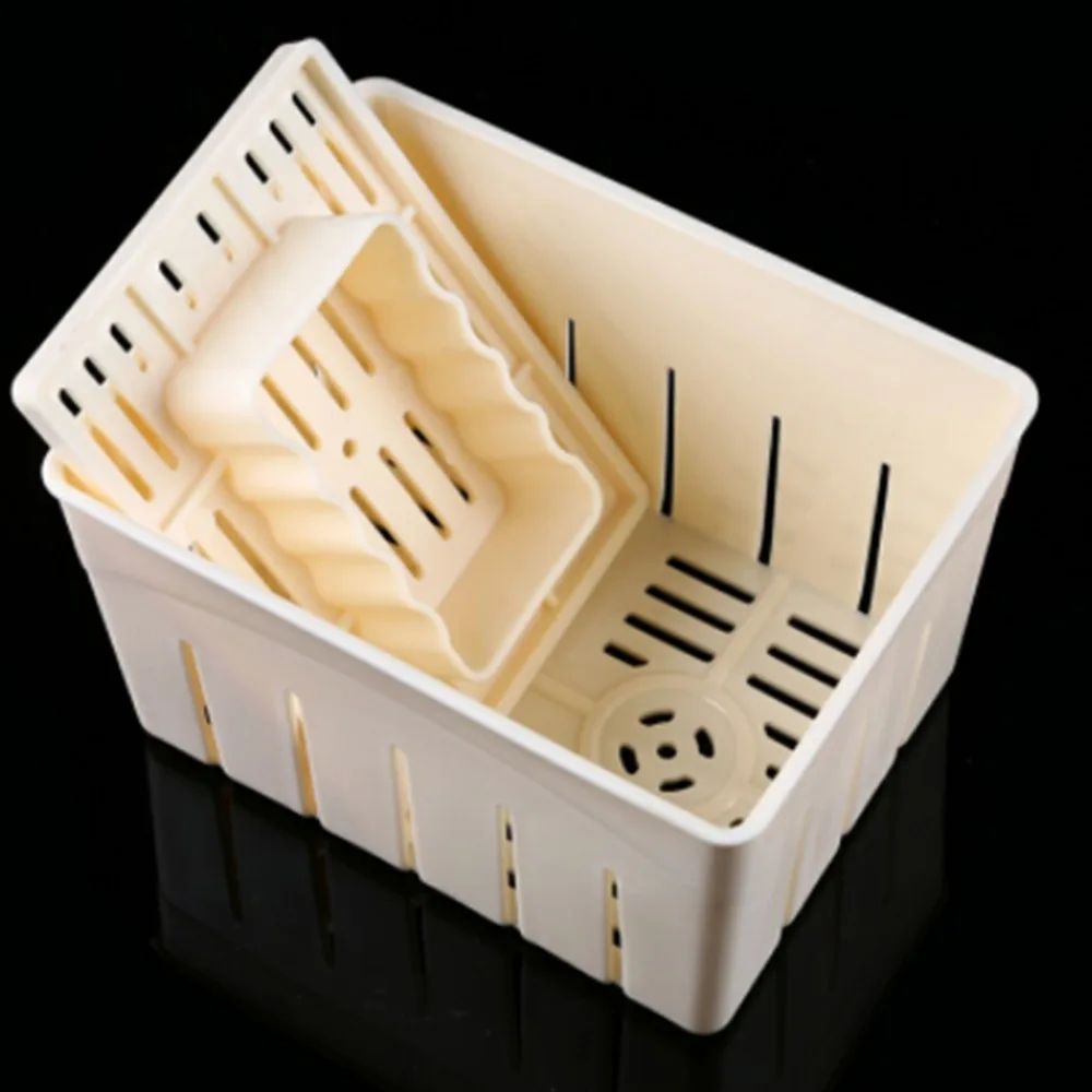 Plastic Tofu Press Mould Soybean Curd Tofu DIY Making Mold with Cheese