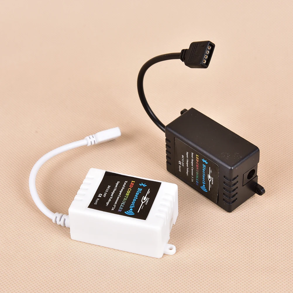 2color Wireless Bluetooth Music Smartphone App Remote RGB Controller For 5050 RGB LED S p For IOS For Android 5*3.5*2.3 CM