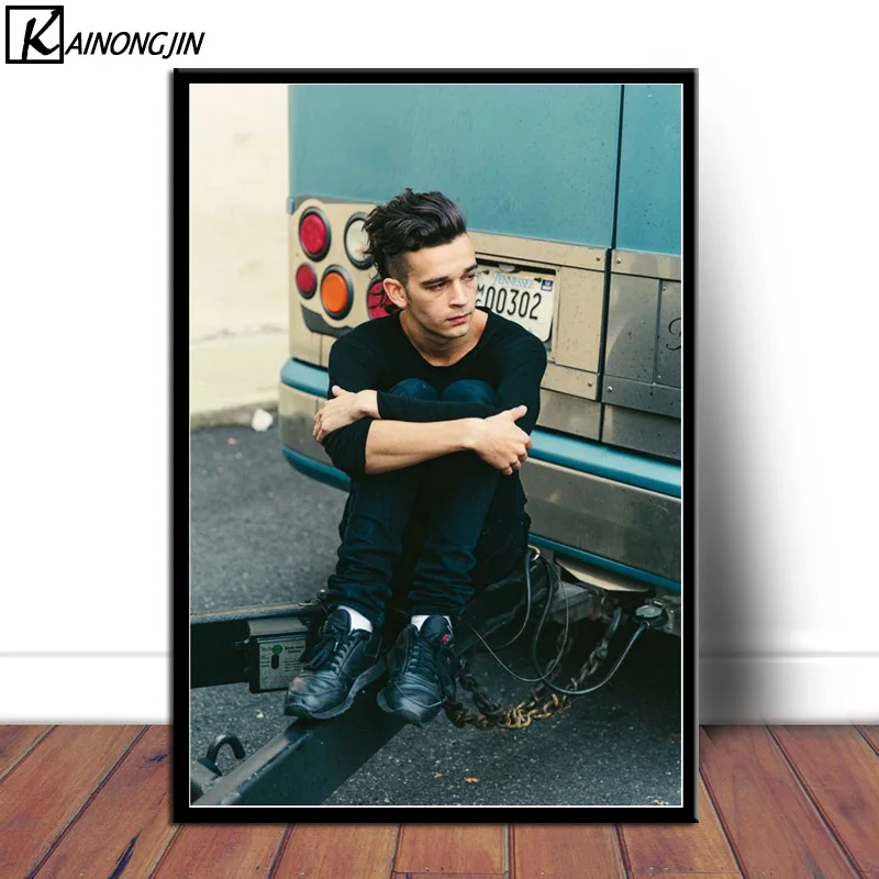 Плакат Matthew Healy Ross 1975, Adam Hann, Джордж, Майкл, плакаты и принты, Картина на холсте, настенная художественная картина, Декор для дома - Цвет: 001