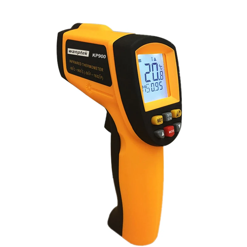 

Thermometer Digital IR Laster Infrared Temperature Meter Non-contact LCD Gun Style Handheld -50-900C -58-1652F Pyrometer