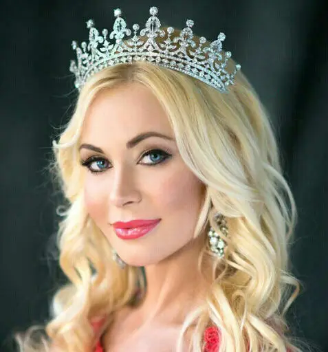 Luxury Wedding Bridal Crystal Tiara Crowns Princess Queen Pageant Luxury Wedding Bridal Crystal Tiara Crowns Princess Queen Pageant Prom Rhinestone Veil Headband Hair Accessory In Jewelry From
