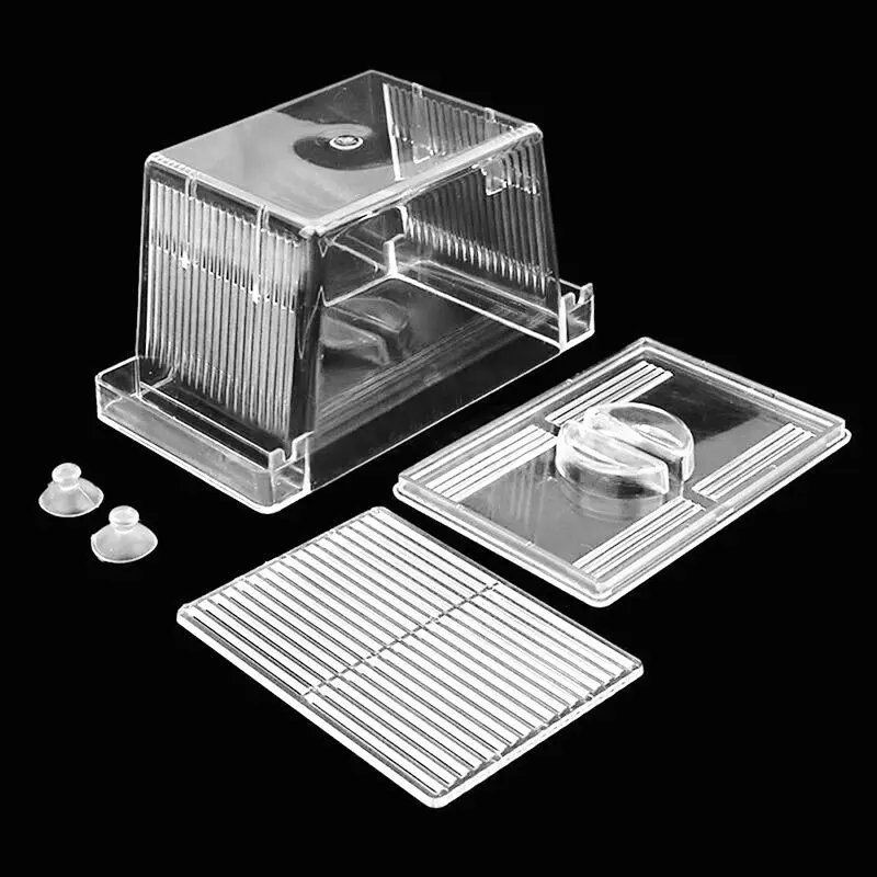 Аквариум двухслойный инкубатор прозрачный разведение ловушка коробка инкубатория Гуппи Бетта аквариум аксессуары поставки