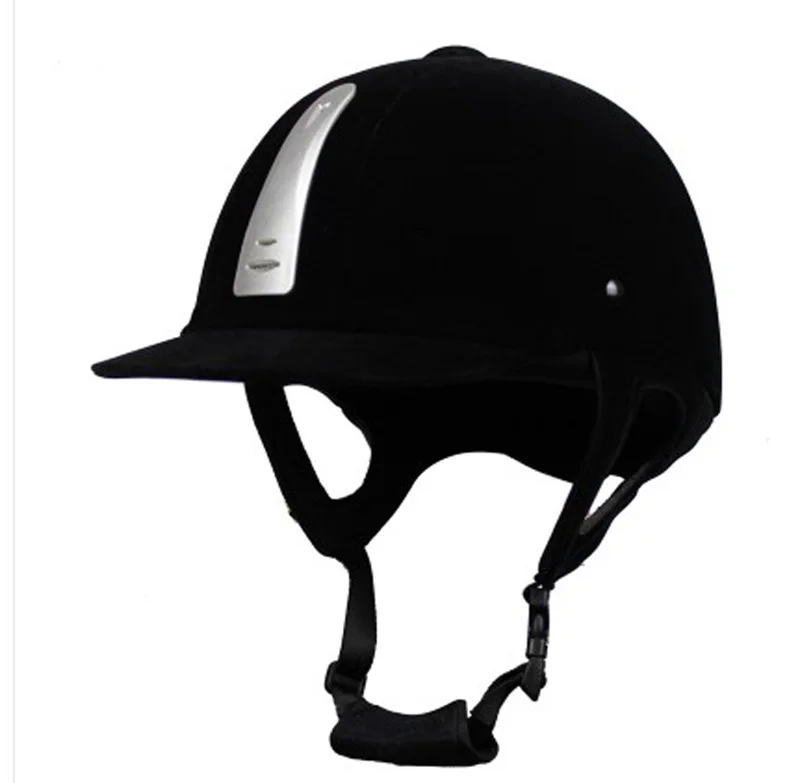

Professional Equestrian Horse Riding Helmet Breathable Durable Unisex Half Cover Flocking Horse Riding Helmet L-XXL