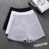 2019 New Summer hot Fashion New Women Shorts Skirts High Waist Casual Suit Shorts Black White Women Short Pants Ladies Shorts