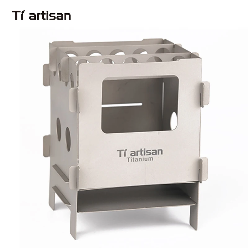 Tiartisan горящая плита из титана или нержавеющей стали для барбекю складная уличная