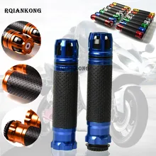 Автомобильный Стайлинг 1 пара 7/" CNC алюминиевый резиновый мотоцикл руль ручки Мотоциклетные аксессуары ручка бар мотокросса