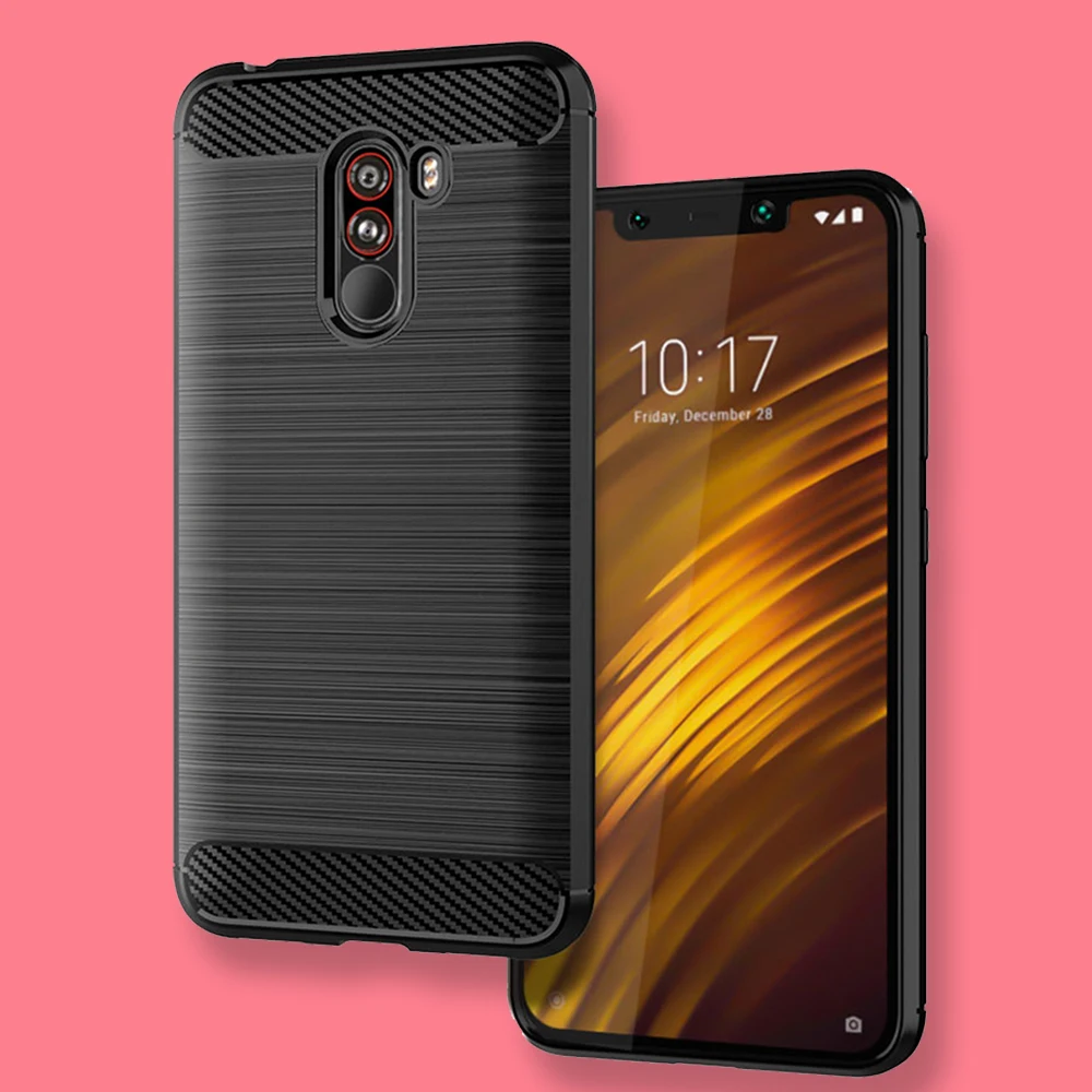 

Pocophone f1 case tpufitted cover For xiaomi POCO F1 back cover pocophone protective phone case POCOPONE F1 case poco f1 stoff